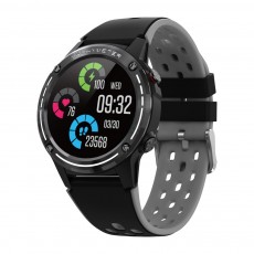 Smartwatch Maxcom Fit FW47 Argon Lite IP68 360mAh with GPS Black Silicon Band