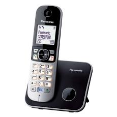 Dect/Gap Panasonic KX-TG6851JTB with Large White and Speaker Phone Black-Silver