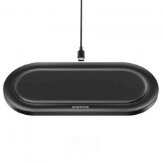 Wireless Charger Borofone BQ7 Prominent Dual Charge of 18W Total for Qi Devices Black