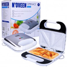 Toaster N'OVEEN SM453 800W Inox with Non-Stick Ceramic Coating
