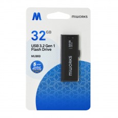 Flash Drive MiWorks MU303 32GB USB 3.2 Gen.1 Black
