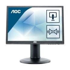 Refurbished Monitor AOC E2460PQ 24" LED FULL HD 1920x1080 60Hz 16:9 Audio In, Audio Out, 1 x Displayport, 1xDVI-D, 1xVGA Renew