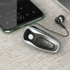 Bluetooth Hands Free Hoco RT07 Bluetooth V.5.0 With Vibrationand multi pairing Black