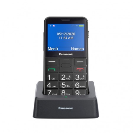 Panasonic KX-TU155EXBN 2.4" with SOS button, Bluetooth, Big Letters and Desktop Charger Black