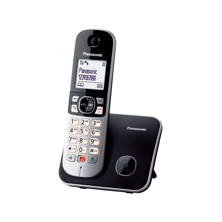 Dect/Gap Panasonic KX-TG6851GRB with Large White and Speaker Phone Black