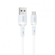 Data Cable Hoco X65 Prime USB to Micro USB Fast Charging and Data tranfer 2.4A White 1m