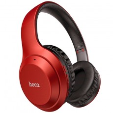Wireless Stereo Headphone Hoco W30 Fun Μove Red with Microphone, Micro SD, AUX port and Control Buttons