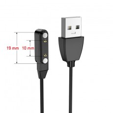 Charger Hoco Y2 Smart watch 2 pin 5V/0.15A 0.6μ Black