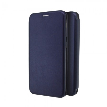 Book Case Ancus Magnetic Curve for Xiaomi Poco F3 TPU Dark Blue