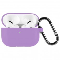 Silicone Case Goospery for Airpods Pro Dark Purple with Hook
