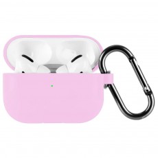 Silicone Case Goospery for Airpods Pro Pink Purple with Hook