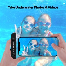 Waterproof Phone Pouch Ancus for Devices until Black 18.5x10.5cm