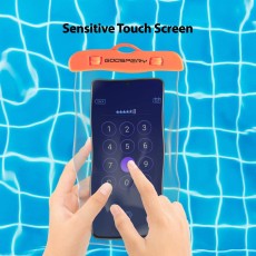 Waterproof Phone Pouch Goospery  for Cell Devices Blue 19x10.5cm