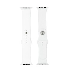 Watchband Goospery Silicone 42mm for Apple Watch series 4/3/2/1 White