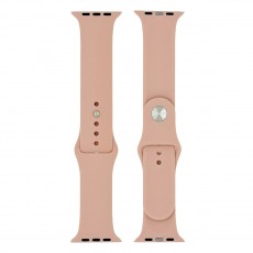Watchband Goospery Silicone 42mm for Apple Watch series 4/3/2/1 Pink Sand
