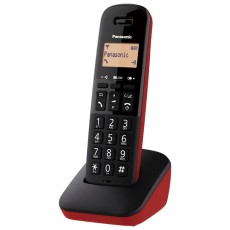 Dect/Gap Panasonic KX-TGB610GRR Black-Red with Call Block Button Damaged Box