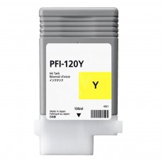 Ink CANON Compatible PFI-120Y Pages:6000 Yellow for IPF TM-200, TM-205, TM-300, TM-305