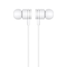 Hands Free Ancus Harmony MD44 in-Earbud Stereo 3.5mm White Micrphone, Answer Button 1,2m