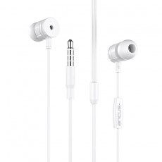 Hands Free Ancus Harmony MD44 in-Earbud Stereo 3.5mm White Micrphone, Answer Button 1,2m