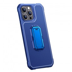 Case Ancus Autofocus Shockproof with Ring Holder για Apple iPhone 13 Pro Blue