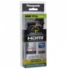 HDMI Panasonic RP-CDHF30E-K HDMI - HDMI 180 Degree Γωνία HIGH Speed 10.2 Gbps 24K Gold-Plated 3m