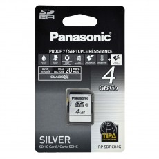Memory Card Panasonic RP-SDRC04GAK SD 4GB Class 6