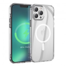 Case TPU Hoco Magnetic Protective Wireless for Apple iPhone 13 Pro Max Transparent Suitable for Wireless Charging
