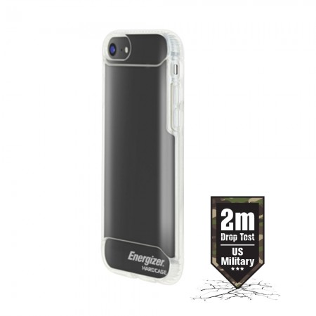 Case Shockproof Hardcase Energizer with Drop Test 2 Meters iPhone 6 / 7 / 8 / SE (2020)  Transparent