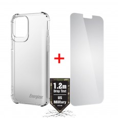 Case Shockproof TPU 1.2m Energizer with Tempered Glass for Apple iPhone 12 Mini Transparent
