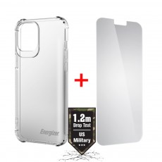 Case Shockproof TPU 1.2m Drop Test Energizer with Tempered Glass for Apple iPhone 12 Pro Max Transparent