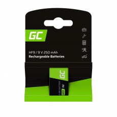Battery Lithium Green Cell GR17 9V HF9 Ni-MH 250mAh Pcs. 1
