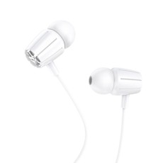 Hands Free Hoco M88 Graceful Earphones Stereo 3.5mm White with Micrphone1,2m  and Operation Control Button