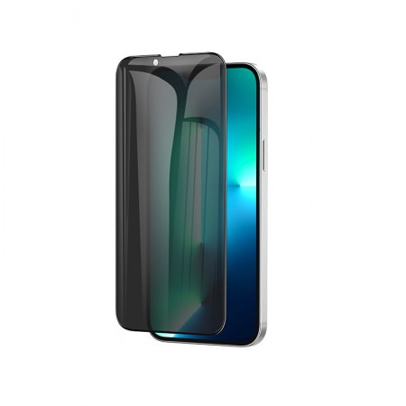 Tempered Glass Hoco A25 Privacy Anti-drop, Anti-Fingerprint 0.33mm για Apple iPhone 13 Pro Max Black