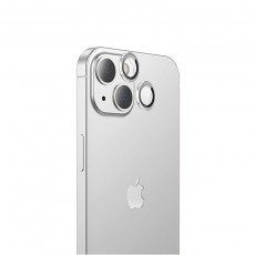 Frame Film Κάμερας Hoco 3D Metal for Apple iPhone 13 Mini/ iPhone 13 Silver