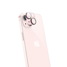 Camera Frame Film Hoco 3D Metal Frame for Apple iPhone 13 / 13 Mini Pink