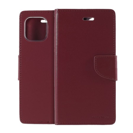 Book Case Goospery Bravo Diary for Apple iPhone 12 Mini Bordeaux