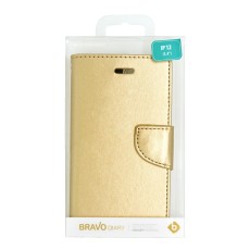 Book Case Goospery Bravo Diary for Apple iPhone 12 Mini Gold