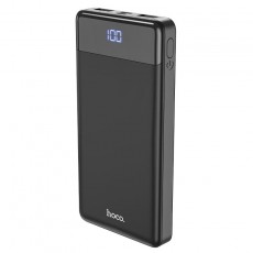 Power Bank Hoco J84 Cool 10000mAh with Dual Output USB-A and USB-C, Micro-USB and Display Black