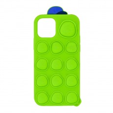 Case Ancus TPU Pop It with Strap για Apple iPhone 12 Pro Max Green with Design and Cord