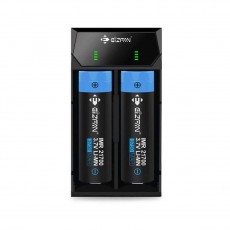 EiZfan NC2 Intelligent Li-ion 3.7V Battery Charger for 21700/20700/18650 2 Position Batteries