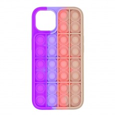 TPU Case Ancus TPU Pop It for Apple iPhone 13/iPhone 14 Purple Lilac Pink Beige