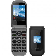 Maxcom MK399 1.4 "with Large Keys, Memory Card, Voice Command and Emergency Key KaiOS Black