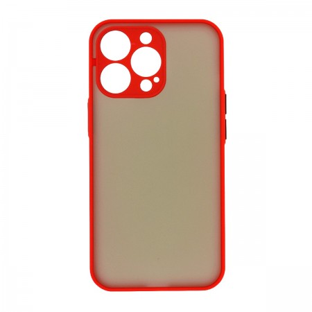 Case Goospery  Camera Protect Peach Garden Bumper for Apple iPhone 13 Pro Red