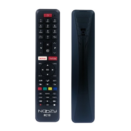 Remote Control Noozy RC18  for Vestel, F&U, Telefunken, Turbo-X TVs Ready to Use Without Set Up