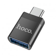 Hoco UA17 USB3.0 USB-A to USB-C OTG Adapter Black