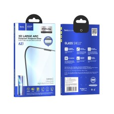 Tempered Glass Hoco A31 3D Full Screen Protection 0.4mm for Apple iPhone 13 Pro Max/ iPhone 14 Plus Black