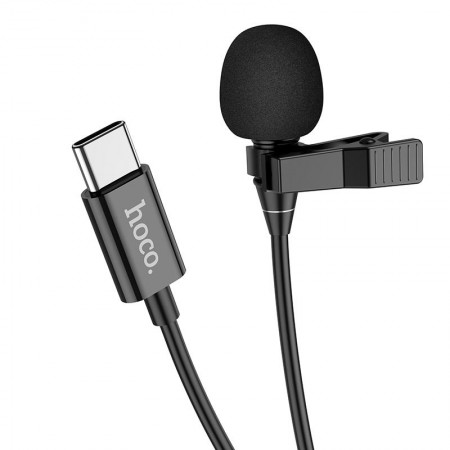 Microphone Hoco L14 Lavalier with cable USB-C 2m