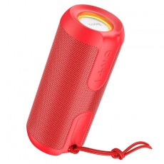 Portable Speaker Wireless Hoco BS48 Artistic sports Red IPX5 V5.1 TWS 2x5W, 1200mAh, Microphone, FM, USB & AUX port and Micro SD