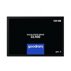 Hard Drive Goodram CL100 Gen.3 2.5" Serial ATA III 3D TLC 120 GB SSD