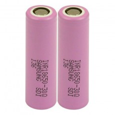 Rechargeable Industrial Type Battery, Samsung INR18650-30Q 3.7V 3000mAh 15A 2pcs with Storage Box